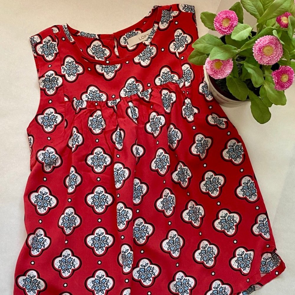 Loft Summer Coral top